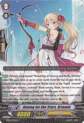 Cardfight!! Vanguard TCG - Aiming for the Stars, Artemis (BT10/033EN) - Booster Set 10: Triumphant Return of the King of Knights