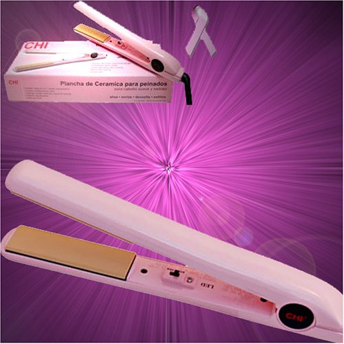 HealthPersonalCare: CHI Farouk PINK Limited Edition 1 Inch Ceramic Hairstyling and Flat Iron, Straighten, Curl, Flip and Style.