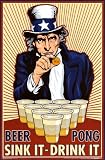 Beer Pong Subject Poster Print, 23x35