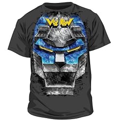 Voltron Lion Head Gray T-shirt Tee