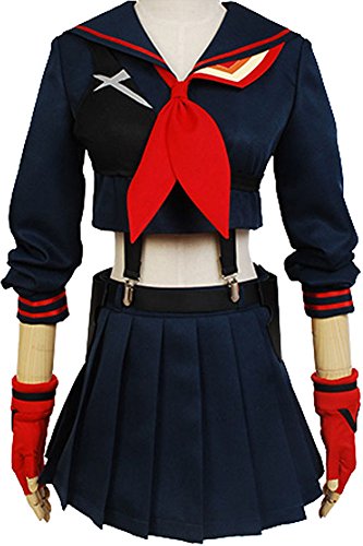CosplaySky KILL la KILL Costume Ryuko Matoi Cosplay Uniform Dress