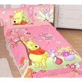 Hasbro Winnie the Pooh Yummy Hunny Micro Raschel Blanket, Pink