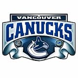 NHL Vancouver Canucks 11-by-17 inch "Scroll" Wood Sign