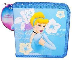 Blue Disney Princess Cinderella CD DVD Case Holder