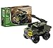 Assembled Building Blocks Military ground-to-air missile car Baby Shape Color Recognition Toys : image