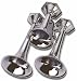 AutoLoc HORN10 Chrome Tri-Tone Train Air Horn with 12V...
