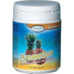 Bromelain 500 - Vegi-Kapseln 100 St�ck - Das Spitzenenzym der Ananas ist besonders zu empfehlen bei Sportverletzungen