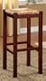 24"H Counter Height Stool with Rush Seat - Natural Finish