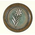 Field Flower Wall Decor- Brown\Copper Green
