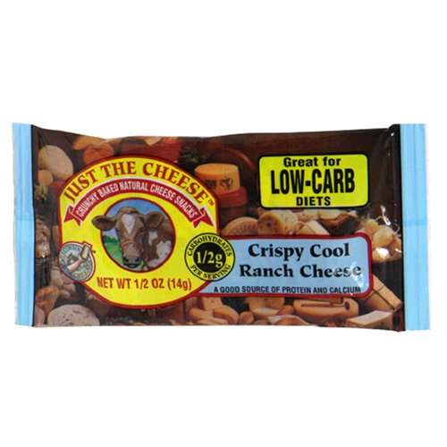 Just the Cheese Cool Ranch Mini Rounds, .5-Ounce Bags (Pack of 32)