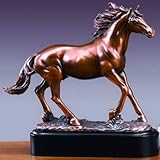 IMAGE OF STALLION- Bronze Electroplated Resin Sculpture 14