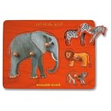 Crocodile Creek Jungle Animals Wooden Puzzle