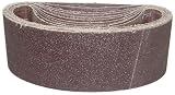 Magnate K3X21S2 3 x 21 Sanding Belt - 24 Grit; X Weight; 10 Belts/Pkg; Resin Bond Cloth Backings