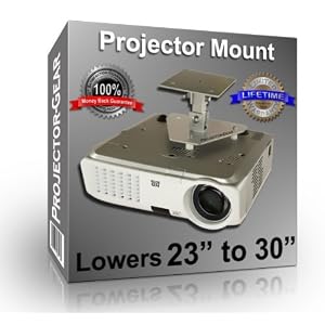 Projector-Gear Projector Ceiling Mount for EPSON PowerLite Home Cinema 700 Home Theater with 23