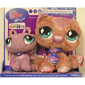 Littlest Petshop VIP Friends Kitty and Butterfly