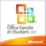 Revue Microsoft  / Office Famille et Etudiant 2007 OEM français 1 poste V2 (licence uniquement, pas de CD-Rom)