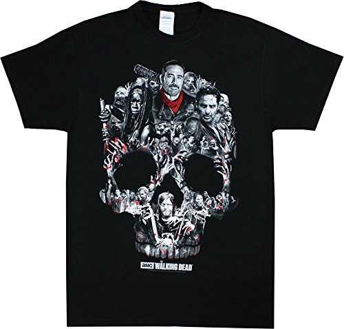 The Walking Dead Men's Skull Montage T-shirt