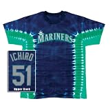Seattle Mariners - Ichiro Suzuki #51 Tie Dye T-Shirt - Large