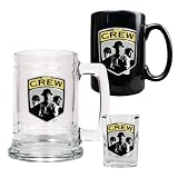 Columbus Crew MLS 15oz Tankard, 15oz Ceramic Mug & 2oz Shot Glass Set - Primary Team Logo