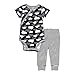 Skip Hop Baby Girls' Star-Struck Side, Snap Bodysuit and Pant Set