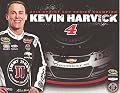 AUTOGRAPHED 2015 Kevin Harvick #4 Jimmy Johns Racing (2014 Sprint Cup Series Champion) Signed 9X11 Picture NASCAR Hero Card with COA