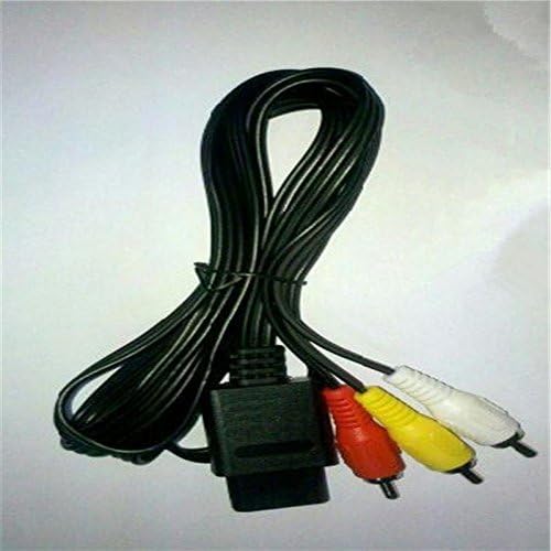 AV Audio/VideoTV RCA Composite Cable for Nintendo N64 SNES Super GameCube5.9FT