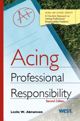 Acing Professional Responsibility (Acing Series)