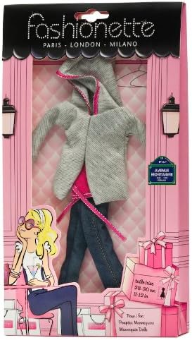 2 Fashion Outfits - City Style designer + Afternoon shopping - to fit Barbie By Fashionette Paris