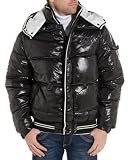 Royal Wear - Doudoune homme noire à capuche tendance et fashion