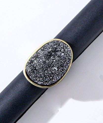 Druzy Style Stretch Ring
