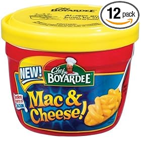 Chef Boyardee Macaroni and Cheese, 7.5-Ounce Microwavable Bowls (Pack of 12)
