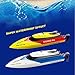 Babrit Elite 2.4GHz Remote Control Electric Boat High Speed RC Boat Duarable Battery Play on Water - Yellow (Only Works In Water)