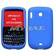Blue Silicon Soft Skin Cover Sprint HTC Snap S511 Protector Case
