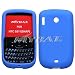 Blue Silicon Soft Skin Cover Sprint HTC Snap S511 Protector Case