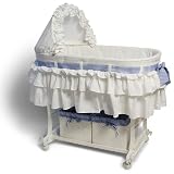 Burlington Baby Bassinet Combo with Wicker... by Burlington Basket
