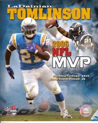 LaDainian Tomlinson Chargers NFL MVP Collage 8x10