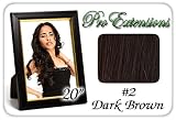 Pro Extensions Body Wave 20″ x 39″ #2 Dark Brown 100% Clip on in Human Hair Extensions Reviews