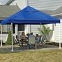 ShelterLogic 12 x 12- Feet Canopy 2- Inch 4-Leg Frame, Blue Cover