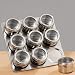 Vorratsdosen Gew�rzdosen Edelstahl magnetisch silber 10-tlg.