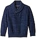 Nautica Boys' Button Shawl Collar Sweater with Marl