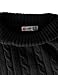 H2H Mens Casual Turtleneck Slim Fit Pullover Sweaters with Twist Patterned BLACK US L/Asia XL (KMOSWL033)