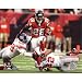 Steiner Sports NCAA Warrick Dunn Run Vs Giants Autographed 8-by-10-Inch Photograph