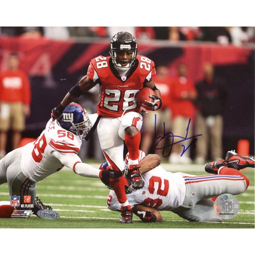 Steiner Sports NFL Warrick Dunn Run Vs Giants Autographed 8-by-10-Inch Photograph