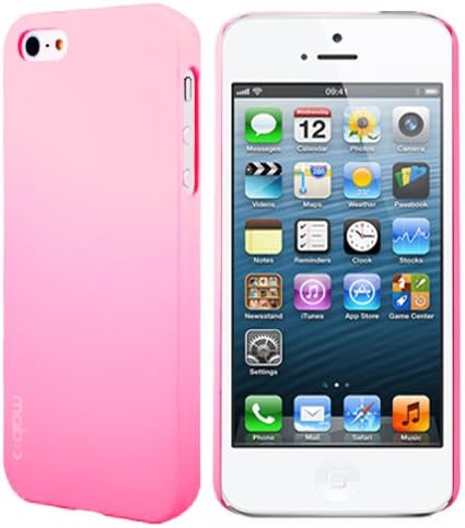 MobC New iPhone 5 Case ColorPop - Dual UV Slim Fit - Screen Protector / Home Button Included - Retail Packaging - Sweet Pink