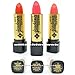 JORDANA 3 LIPSTICK MATTE COLLECTION CORAL TANGO MANGO LOVELY LIP STICK + FREE EARRING by Jordana