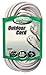 Coleman Cable 02356-01 40-Foot 16/3 Vinyl Landscape Outdoor Extension Cord, White