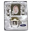 Silver Plated Luxury Gift Set for New Baby, Boy, Girl, Christening