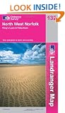 North West Norfolk: King's Lynn and Fakenham (Landranger Maps)