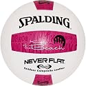 Spalding King of the Beach NEVERFLAT Volleyball - Pink/ White