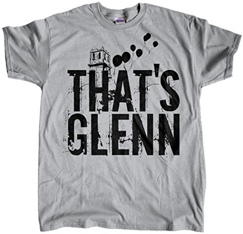 303T Men's Glenn Rhee The Walking Dead Zombie T-Shirt Small Gray